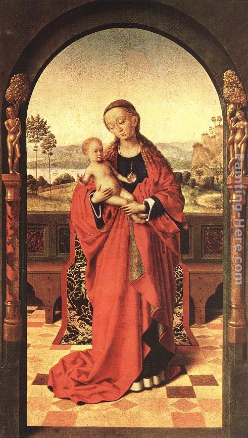 Madonna painting - Petrus Christus Madonna art painting